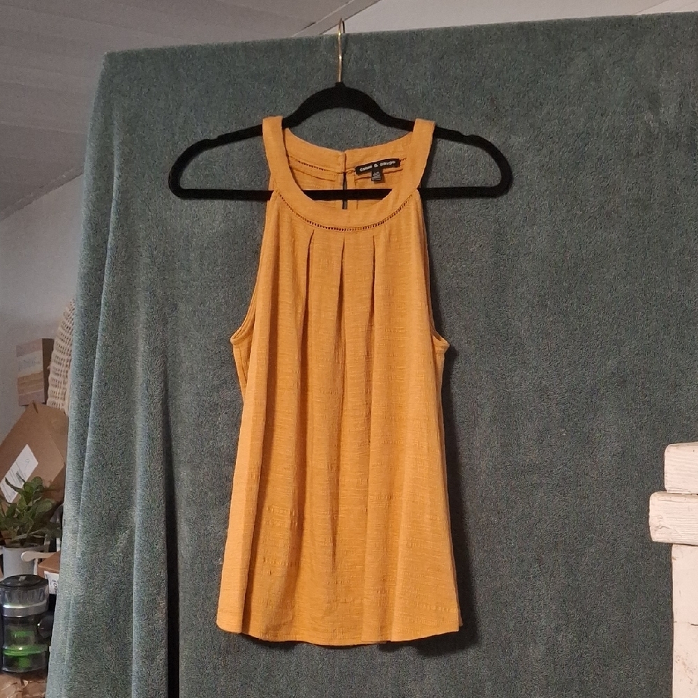 Golden Yellow Tank Top